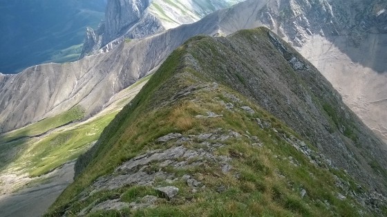 Debut de l\'arête du mont Fleuri