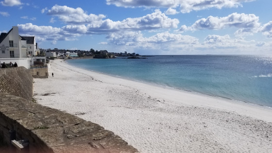 D&eacute;but de la corniche