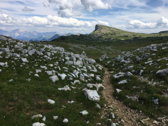 Début de la descente près de la bergerie