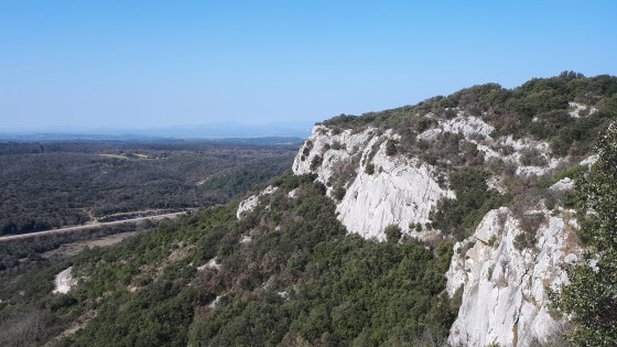 Début de la montée vers le Mont Bouquet