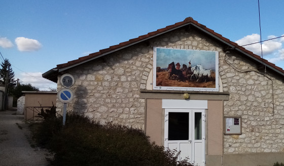 Début du secteur des murs à raisin