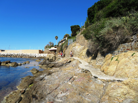 Début du sentier du litoral