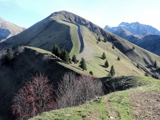 Début ligne de crête