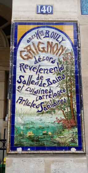 Décor de faïence