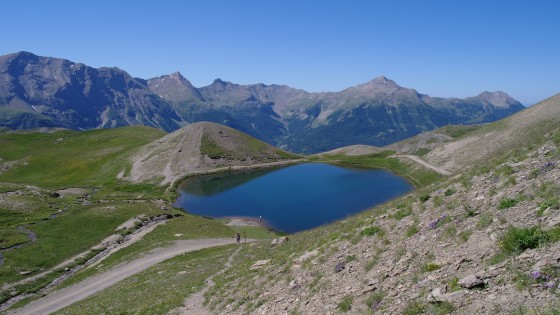Lac des Sirènes dans le secteur des Estaris (ORCIERES-MERLETTE)
