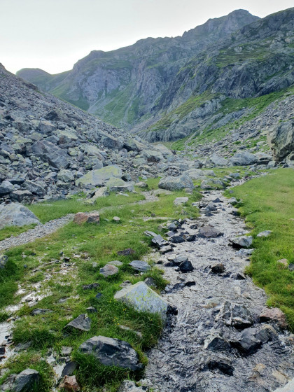 Défilé avant le Col d\'Arrious