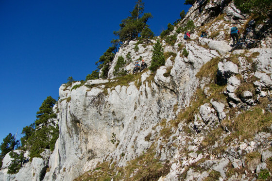 Dents de Crolles, à proximité du Trou du Glaz
