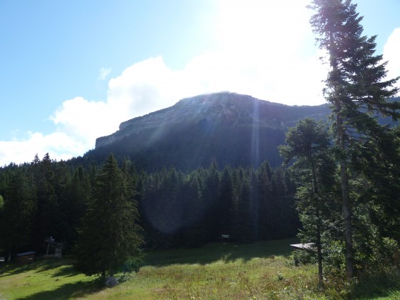 Départ avec chamechaude en vue