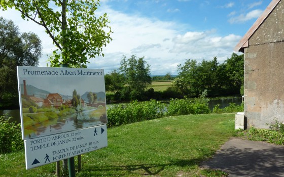 Départ de la promenade Montmerot.