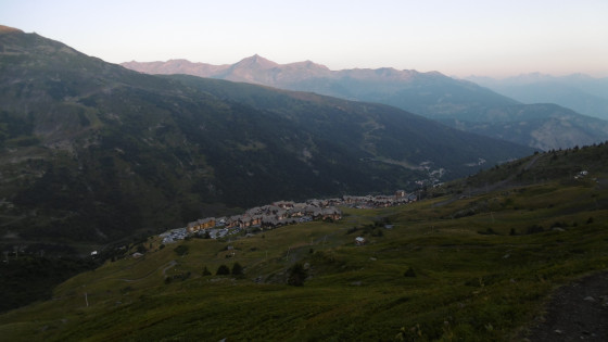 Départ de Valmeinier