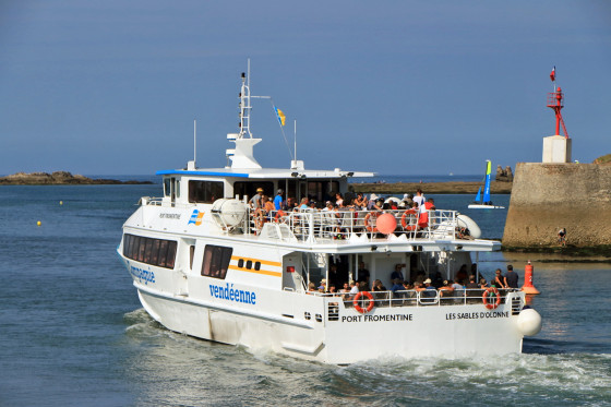 Départ du bateau pour l\'ile d\'Yeu