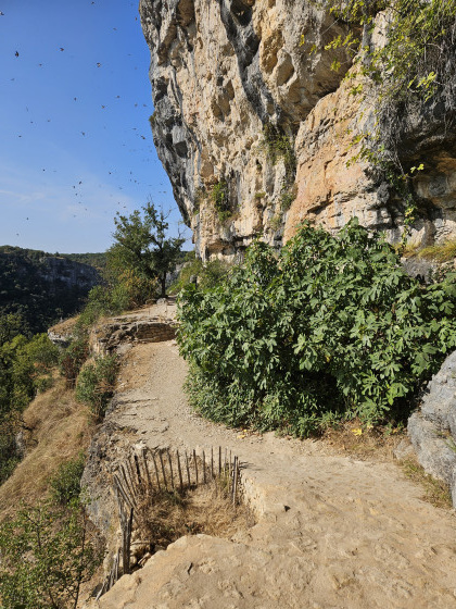 Départ du château