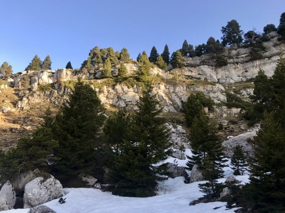 Départ du Sangle de Belles Ombres
