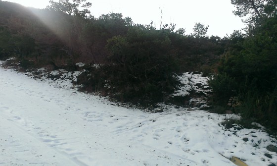 Départ du sentier à la côte 560