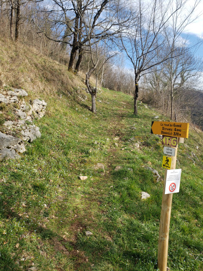 D&eacute;part du sentier