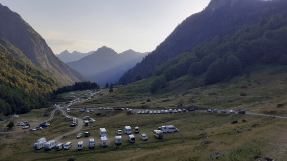 Départ parking de Bious-Oumettes (alt. 1304 m)