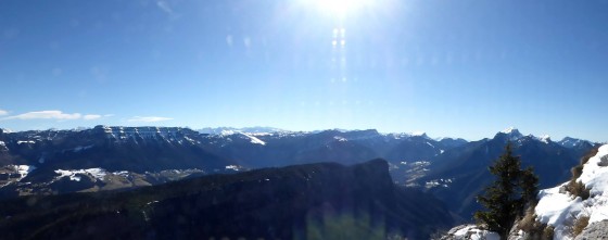 Depuis la croix