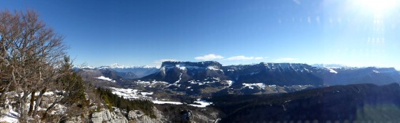 Depuis la croix