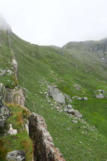 Depuis la muraille du cirque du Petit Marchet