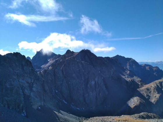 Depuis la pointe centrale sud