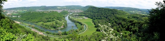 Depuis le belvédère du Bois de Poussot