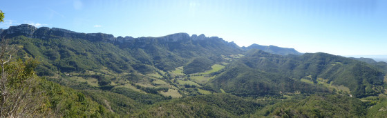 Depuis le belvédère du Pas du Loup