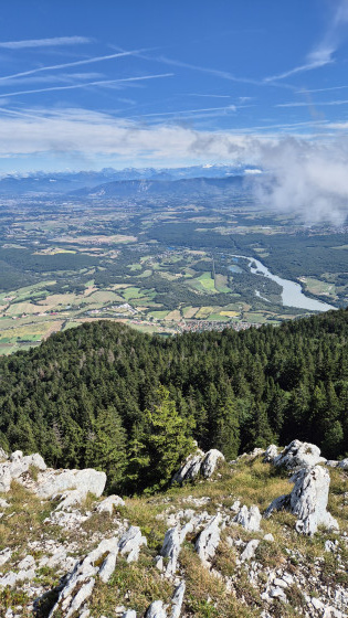 Depuis le Cr&ecirc;t du miroir