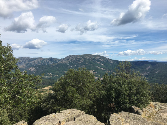 Depuis le plateau de la Tour de Brisons