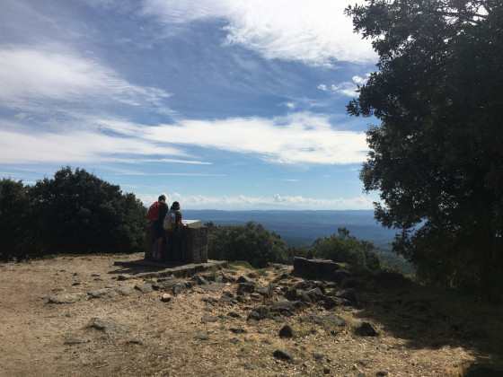 Depuis le plateau de la Tour de Brisons