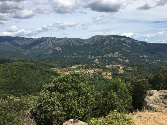 Depuis le plateau de la Tour de Brisons