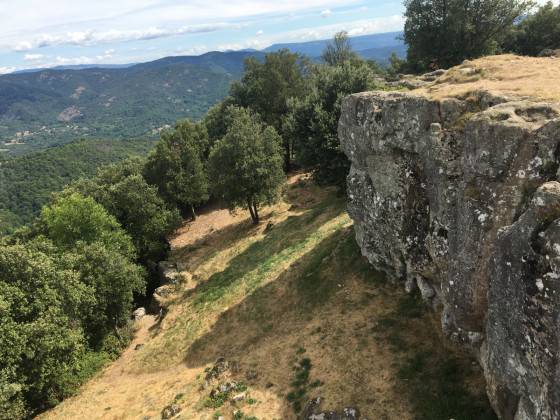 Depuis le plateau de la Tour de Brisons