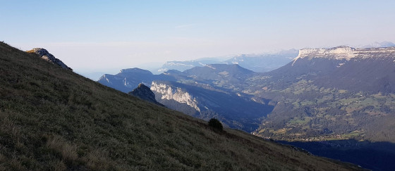 Depuis le sommet en Septembre