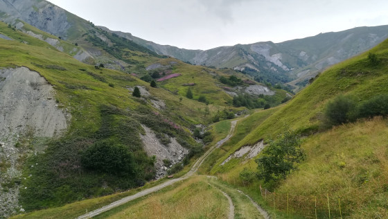 Depuis les Corbiers vers la Toussuire