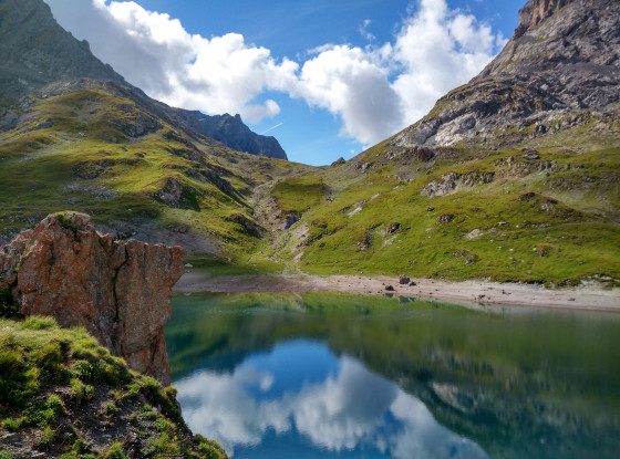 Des reflets sublimes entres deux passages nuageux