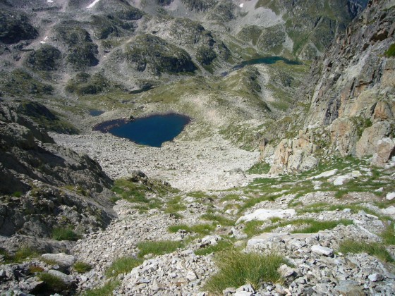 Descente de la brêche du Barbat