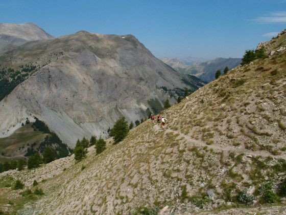 Descente du col de la Boucharde