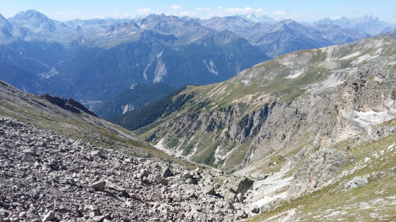 Descente du col de la Masse