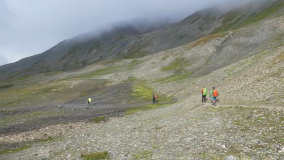 Descente du col de la Rocheure