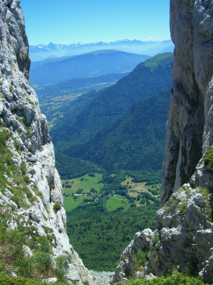 Descente du sommet