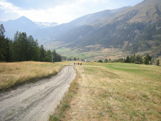 Descente le long des t&eacute;l&eacute;skis