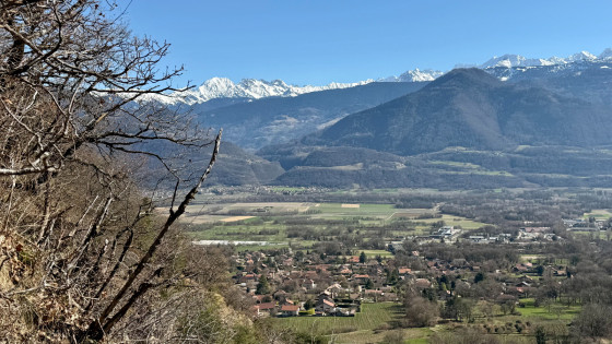 Descente sur St Vincent de Mercuze