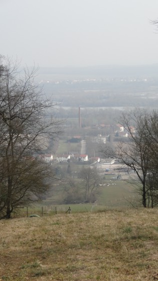 Descente vers la vallée de la Moselle