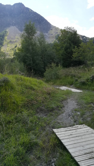 descente vers le Corbier
