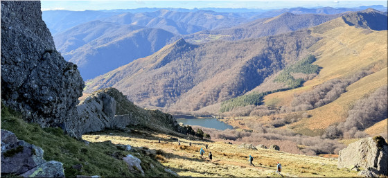 Descente vers le lac