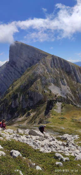 Descente vers Pas de la Ville