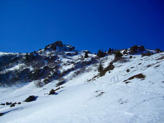 Descente versant Sabottes
