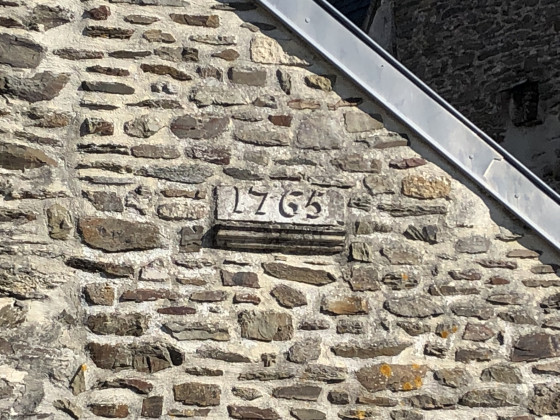 Détail de la maison du 18ème siècle à Hamars