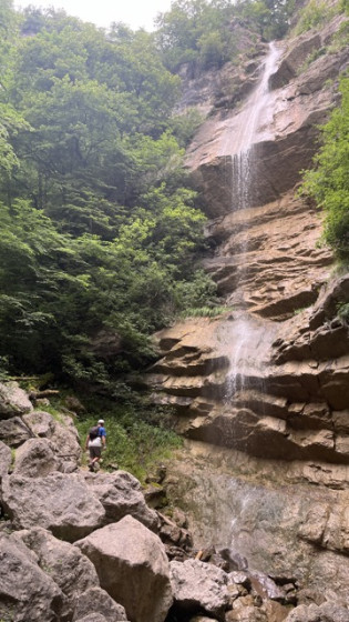 Détour par la cascade du Furet