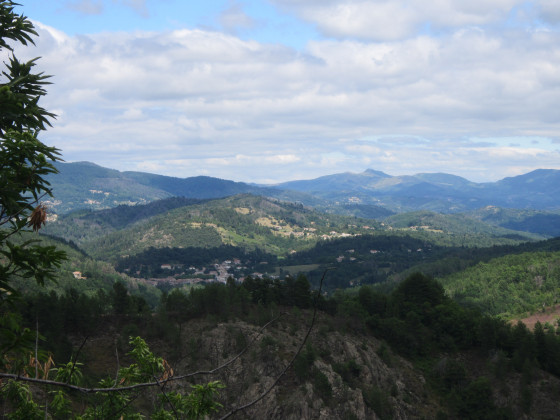 Deuxi&egrave;me partie de randonn&eacute;e, Jaujac et environs