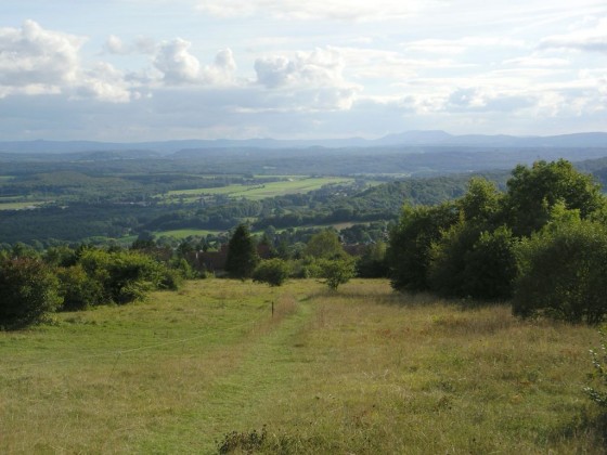 Du belvédère de la vue des Alpes.